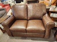 Orangeville Leather Loveseat