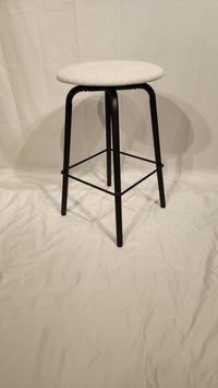 Button Counter Height Swivel Stool