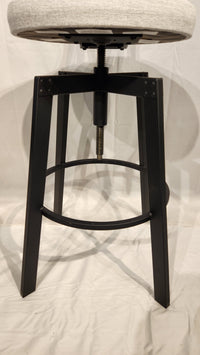 Architect Black Coral Counter Height Stool