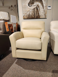 744B Leather Swivel Chair