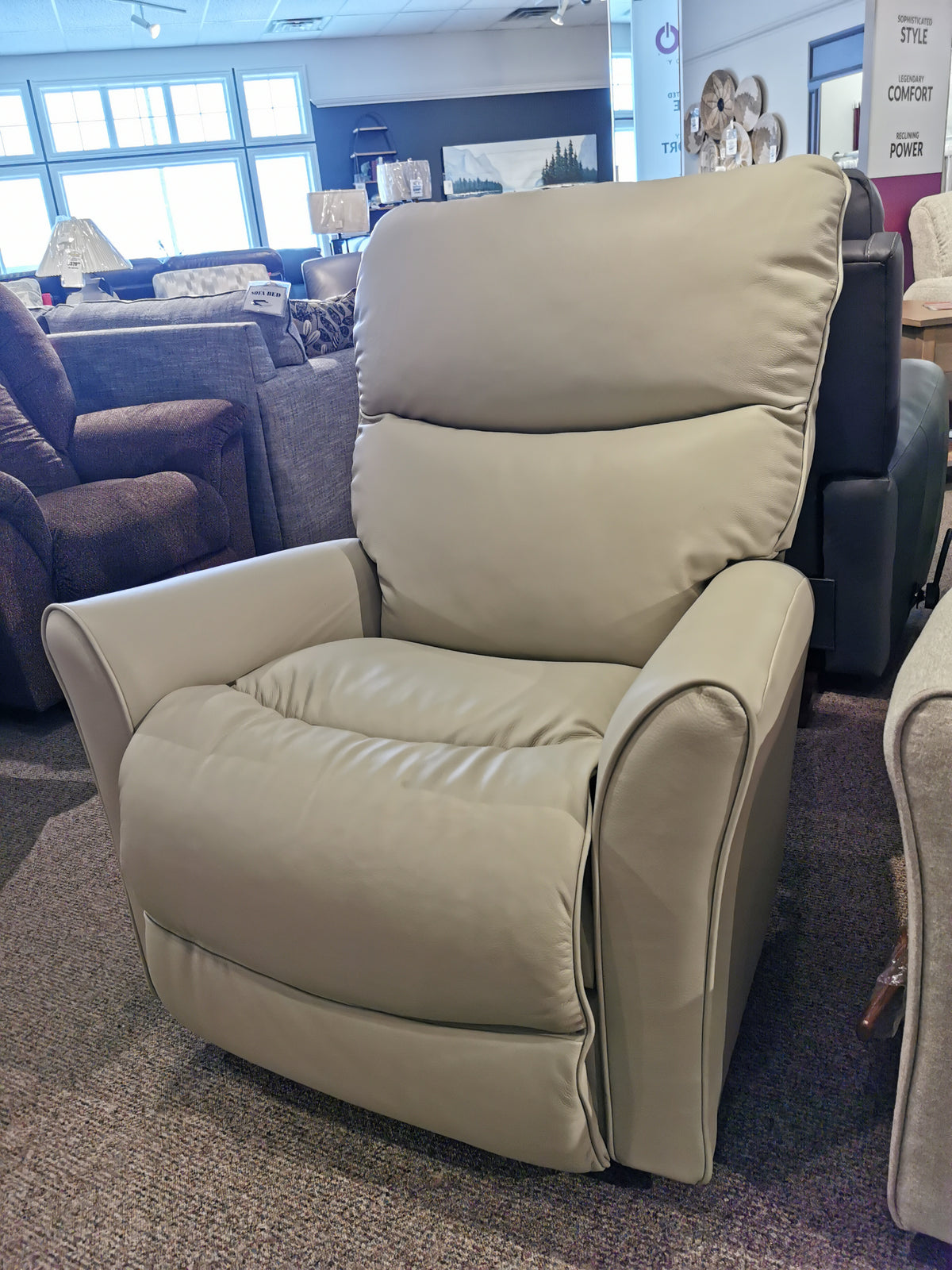 765 Rowan Leather Rocker Recliner