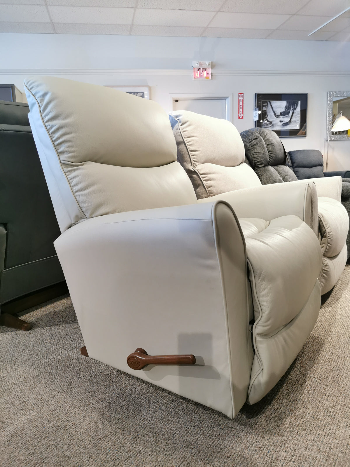 765 Rowan Leather Rocker Recliner