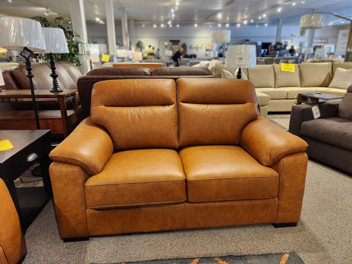 Norway Leather Loveseat