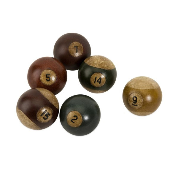 70280 Antique Pool Balls