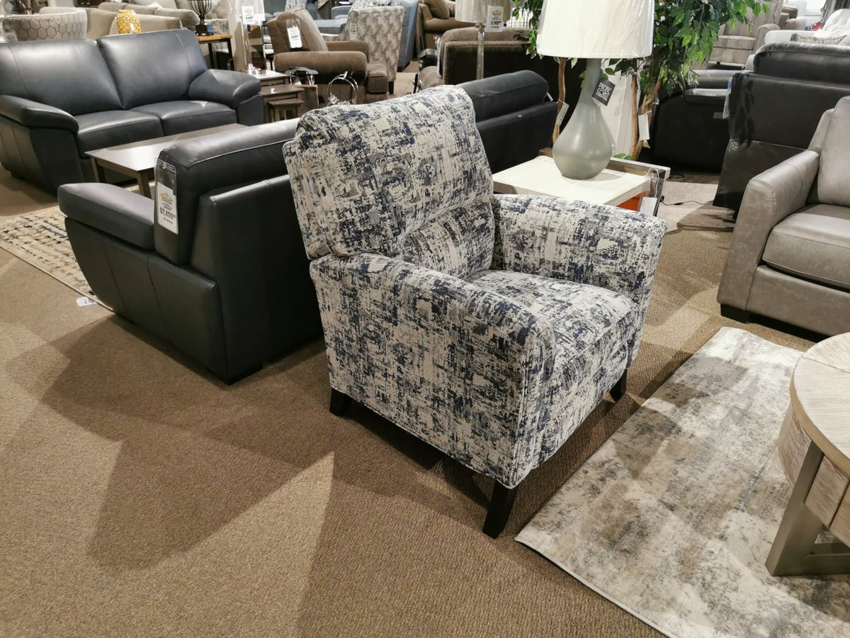 2450 Push-Back Recliner - Dara Blue