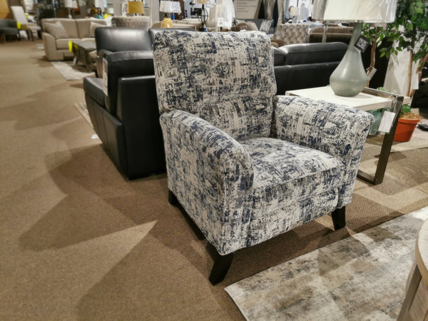 2450 Push-Back Recliner - Dara Blue