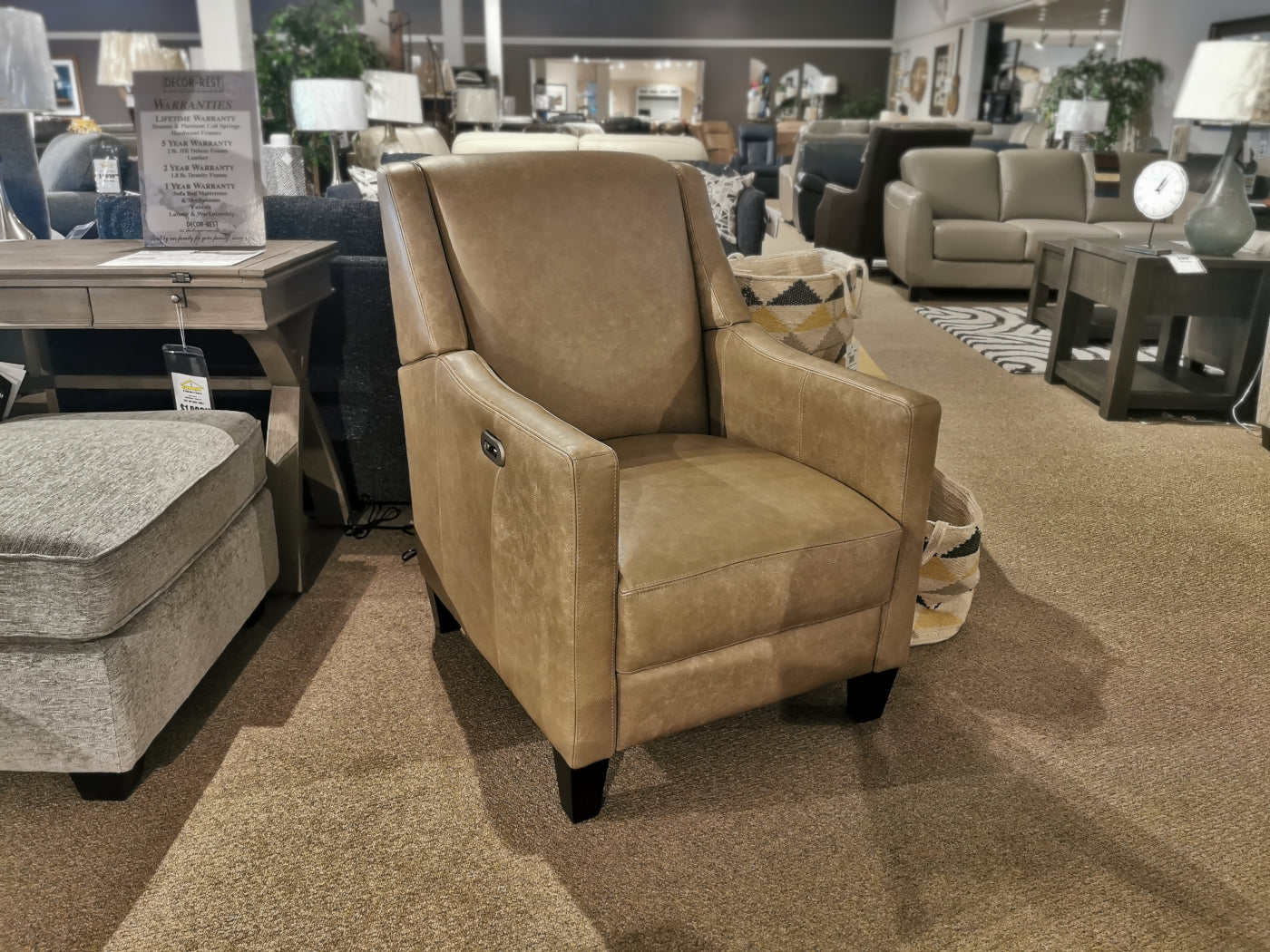 3053 Leather Power Recliner Conway Furniture